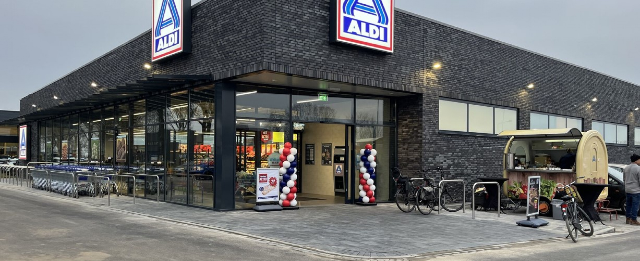 Nieuwbouw supermarkt Aldi Herten