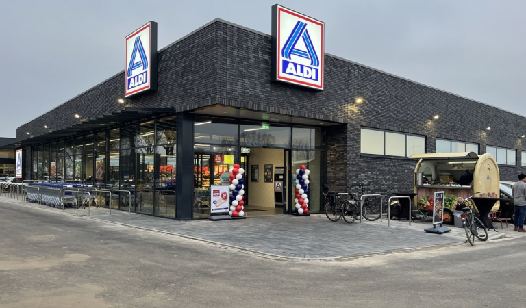 Nieuwbouw supermarkt Aldi Herten